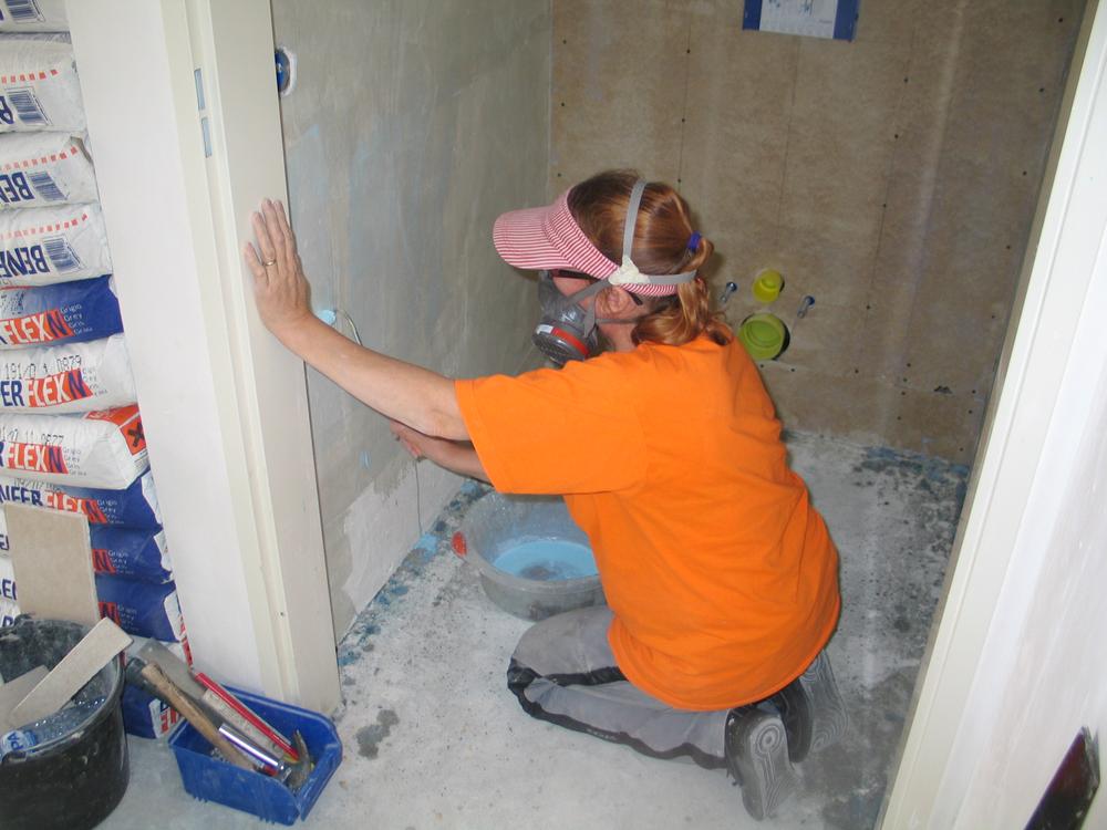 Francien Neefs aan het werk